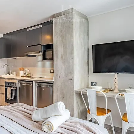 Ht Espectacular Estudio 2Pax Centrico En Stgo